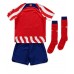 Baby Fußballbekleidung Atletico Madrid Heimtrikot 2022-23 Kurzarm (+ kurze hosen)